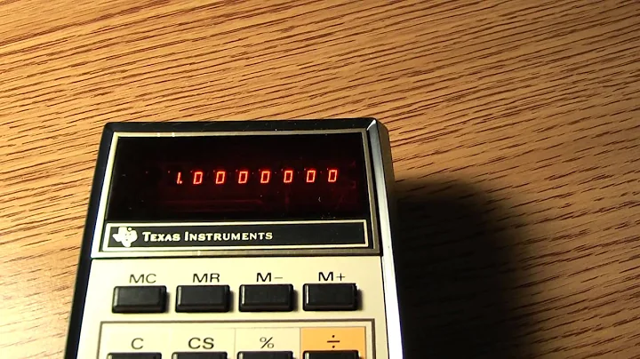 Mint in the Box 1975 Texas Instruments TI-1250 Calculator