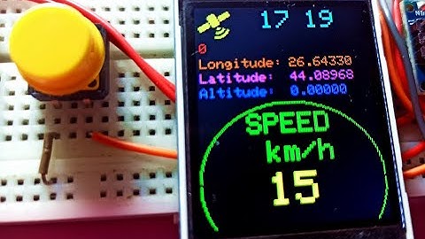 Arduino GPS  Speed Indicator!