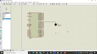 Blinking LED program by Configuring Timer Control Registers of 8051 using Keil and Proteus Software