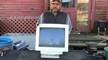 Old computer monitor (find valuable metals)