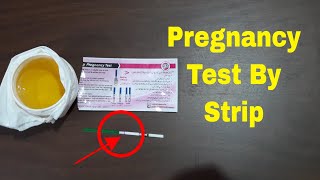 Pregnancy Check by Pregnancy Strip Test