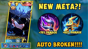 Xavier High Damage Build That Can 1 Shot Enemy -XAVIER Best Build #MLBB #XAVIERQUEEN #xaviergameplay