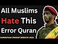 Hezbollah fighter speechless vs christian prince after he realized qurans satanic origins 