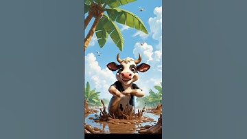 sapi joget lucu mandi lumpur burung terbang #sapijoget #mandilumpur #shortsvideo