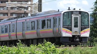 E129系B22編成信越本線上り普通436M【4K】