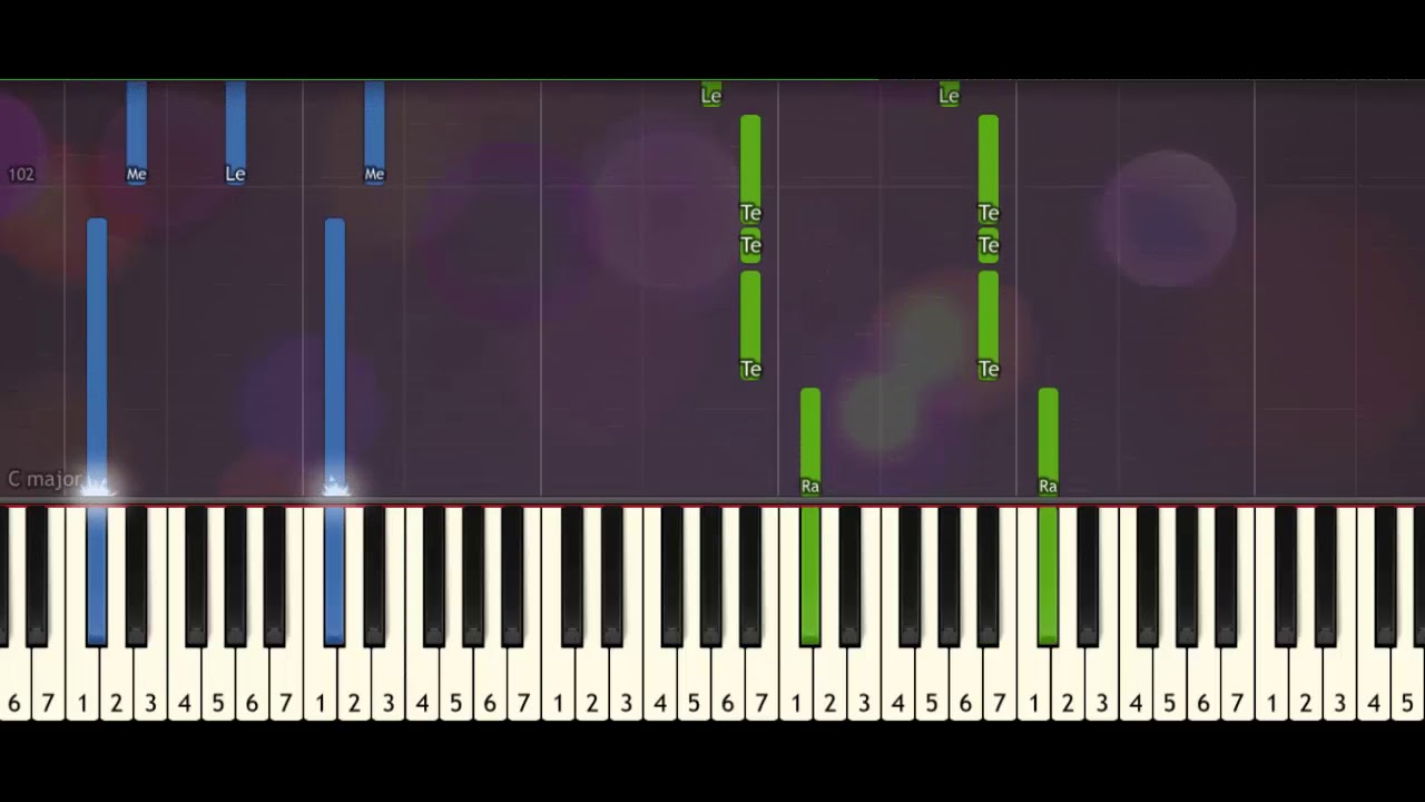 Synthesia Acoustic Piano Sheet Music