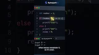 Even or Odd Number Program in C | C Language Tutorial