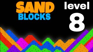 Sand blocks level 8 walkthrough for solution 