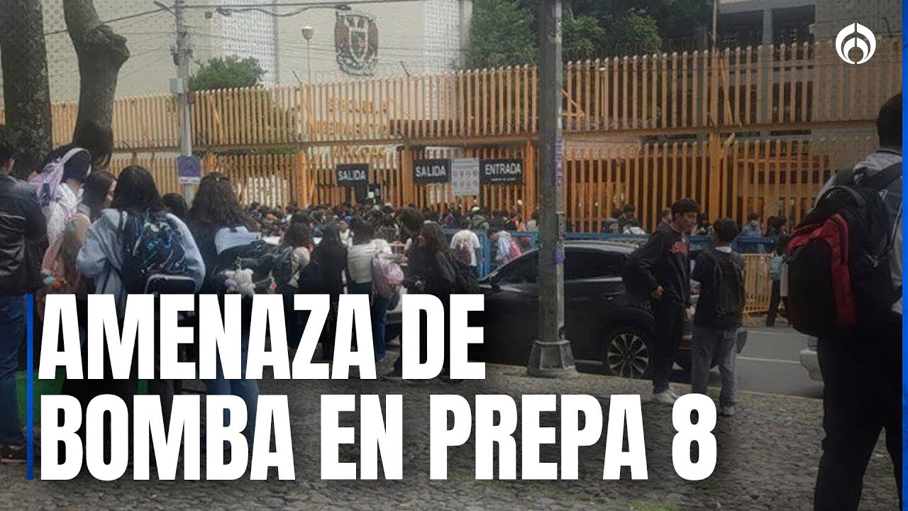 Alerta en la UNAM: desalojo en Prepa 8 por amenaza de bomba”