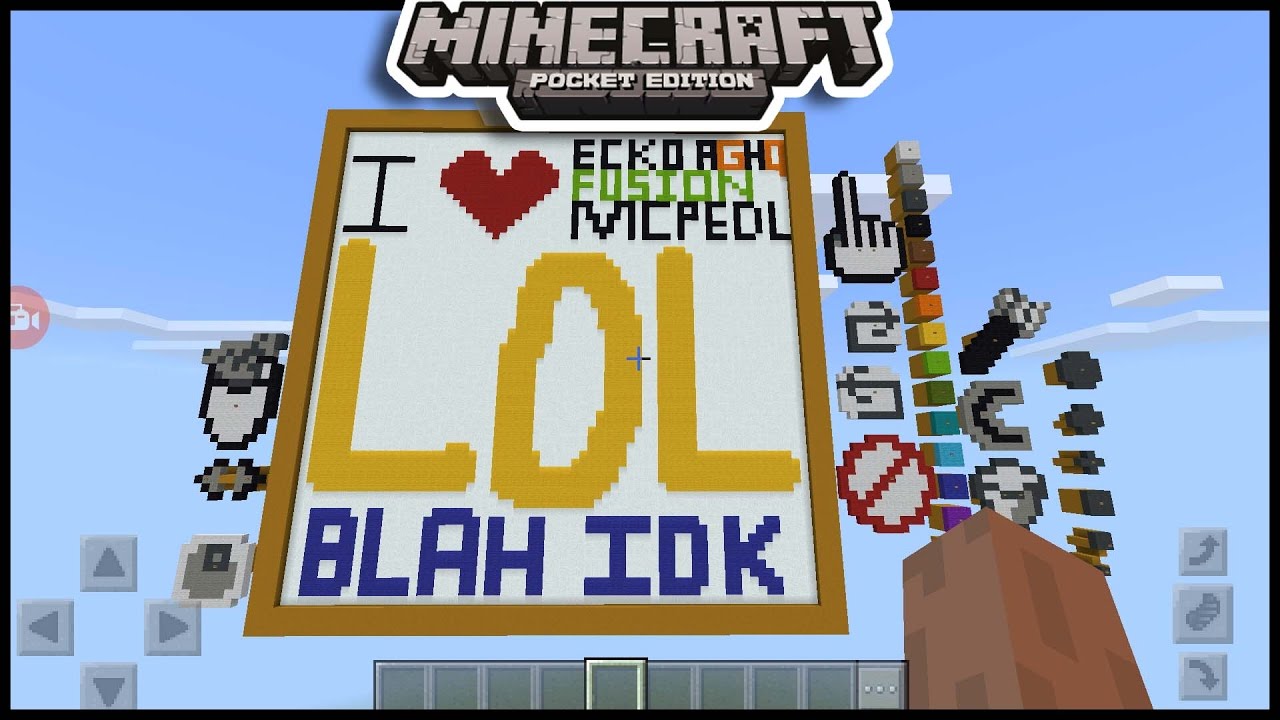 Command Block Working Drawing board Like Servers in minecraft pe | mcpe ...