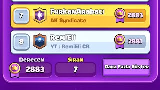 DÜNYA 7.si OLDUM 🥳 #clashroyale