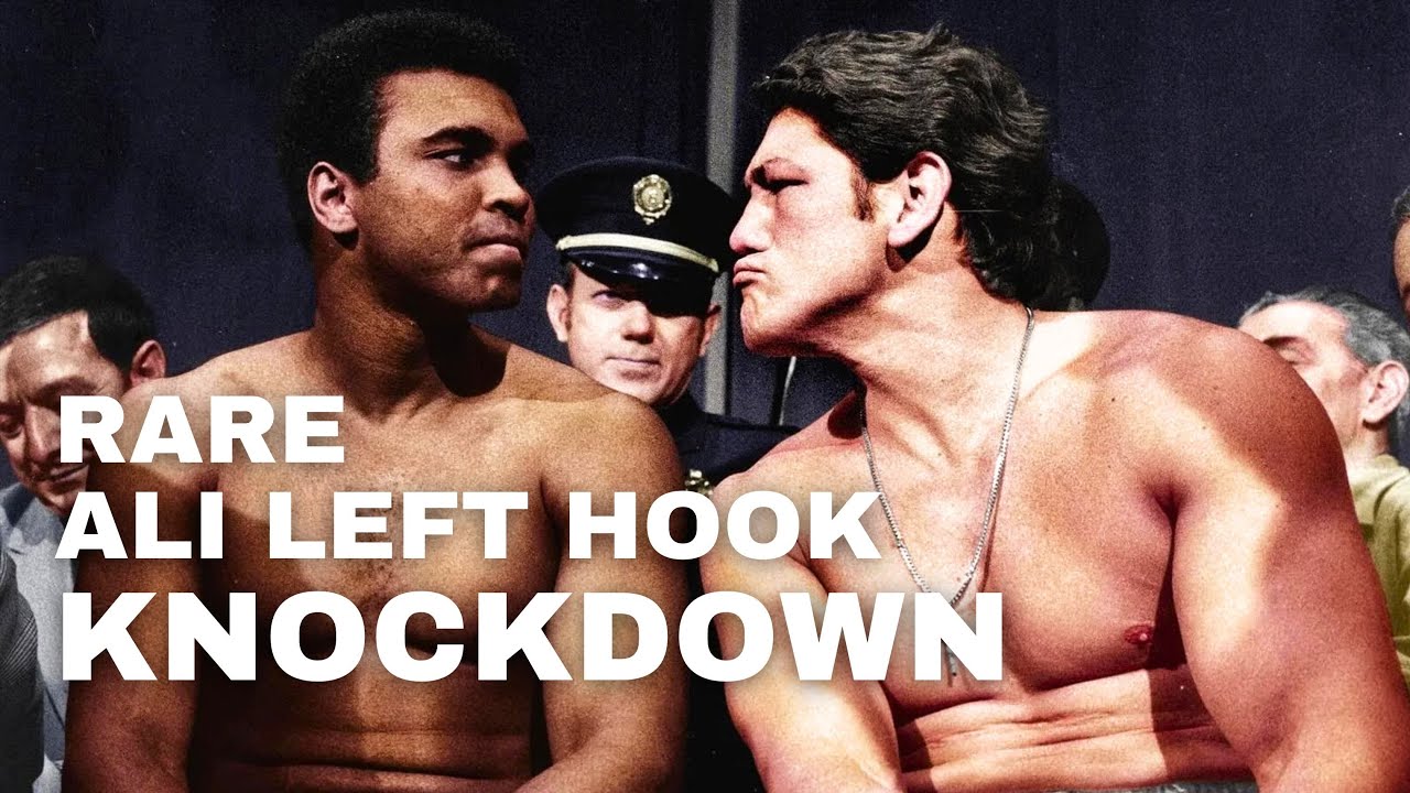 RARE ALI LEFT HOOK KNOCKDOWN - YouTube