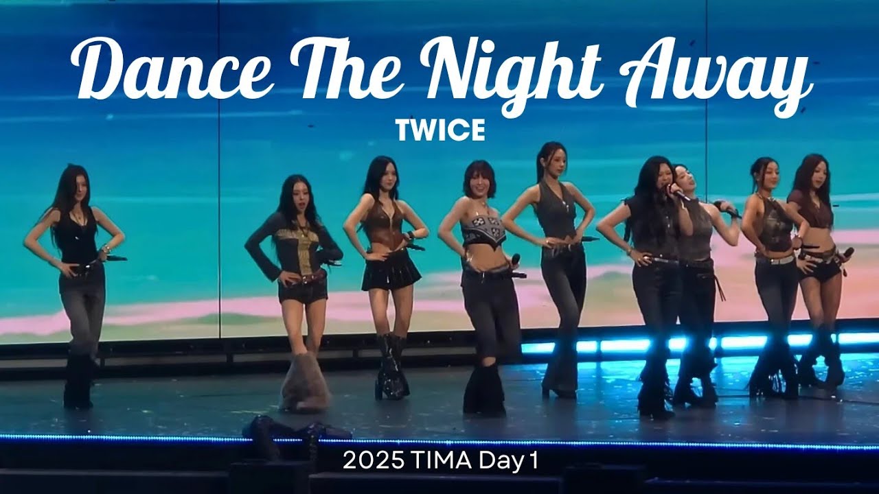 [4K] TWICE 트와이스 - Dance The Night Away @2025 TMElive International Music Awards（TIMA）Day 1