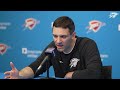 Coach Daigneault on playing tough and Hartenstein's impact | Postgame Media | March 15, 2026