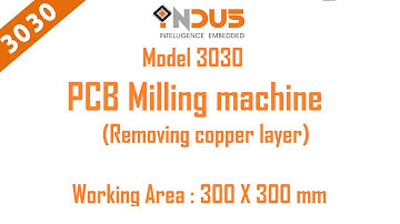 PCB Milling ( Copper Layer Removing ) ::  INDUS ROBOTICS