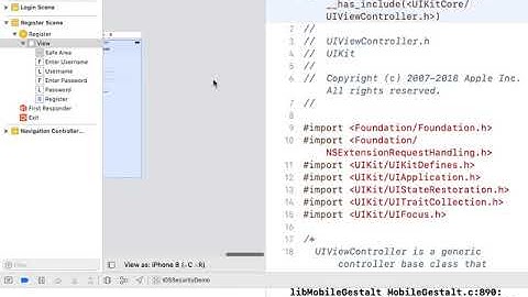 39. iOS Security - Keychain Password Item and Biometric (Touch ID and Face ID) part 1