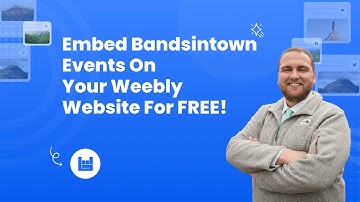 How to embed Bandsintown events on Weebly?