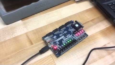 Basys2 Fibonacci sequence