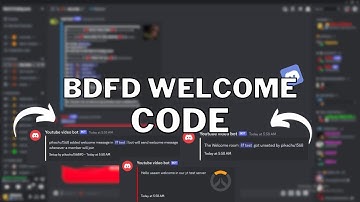 [NEW] How To Make Welcome Command In BDFD Discord!!!