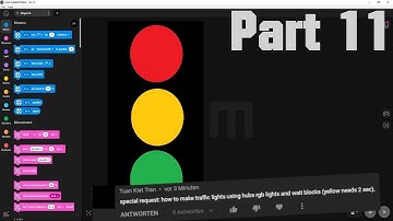 LEGO Mindstorms Scratch Tutorial #11: traffic light with 1 hub (RI, EV3 & SPIKE) [English|HD]