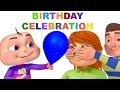 Five Little Babies Blowing Balloons | Learn Colors With Balloons | Nursery Rhymes For Children