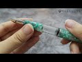 Conklin heritage word gauge collection fountain pen turquoise  black unboxing  cityluxe