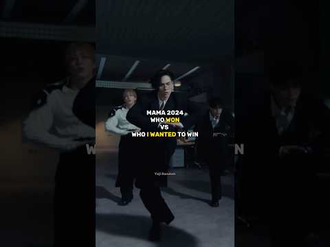 MAMA 2024 WHO WON VS WHO I WANTED TO WIN #shorts #kpop #mama #mama2024 #2024mama #mamaawards #viral