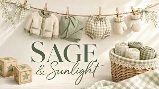 Sage and Sunlight | Sage Green Baby Shower Song | Sweet Nursery Folk Music screenshot 4