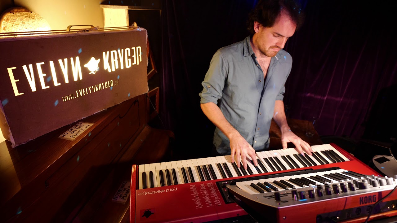 EVELYN KRYGER "Billy Wolke" - World Fusion Dysko Live Gig at Rotbart Bar Berlin