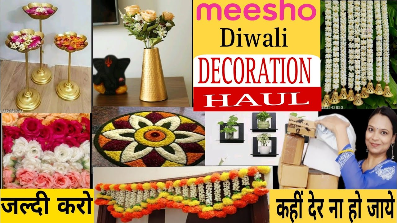 Meesho Diwali Home Decor Haul/ Meesho Haul/ Meesho Home Decor Haul