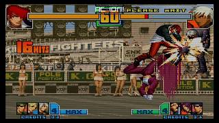 King of Fighters 2001, Iori Yagami combo 36 hits 100% damage
