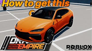 how to get the Lamborghini Urus Se (Driving empire)