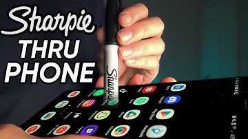 HARDCORE Sharpie Thru Phone! - TUTORIAL