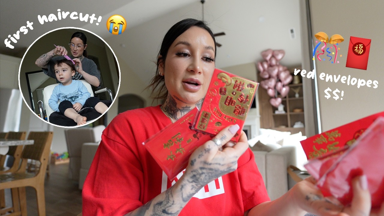 CHEVY'S FIRST HAIRCUT😭 LUNAR NEW YEARS🎊 + PACKING FOR OUR TRIP 👀 | vlog