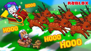 AKU DAN MOCIL BUAT KERETA SANTA TERCEPAT DI DUNIA LONCAT DARI GEDUNG 167 LANTAI DI ROBLOX!!