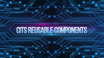 06. Reusable Components | Cognizant Intelligent Test Scripter | Scriptless Test Automation