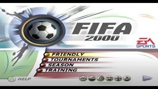 FIFA 2000 - Manchester United Gameplay [PS1 RETRO SERIES]