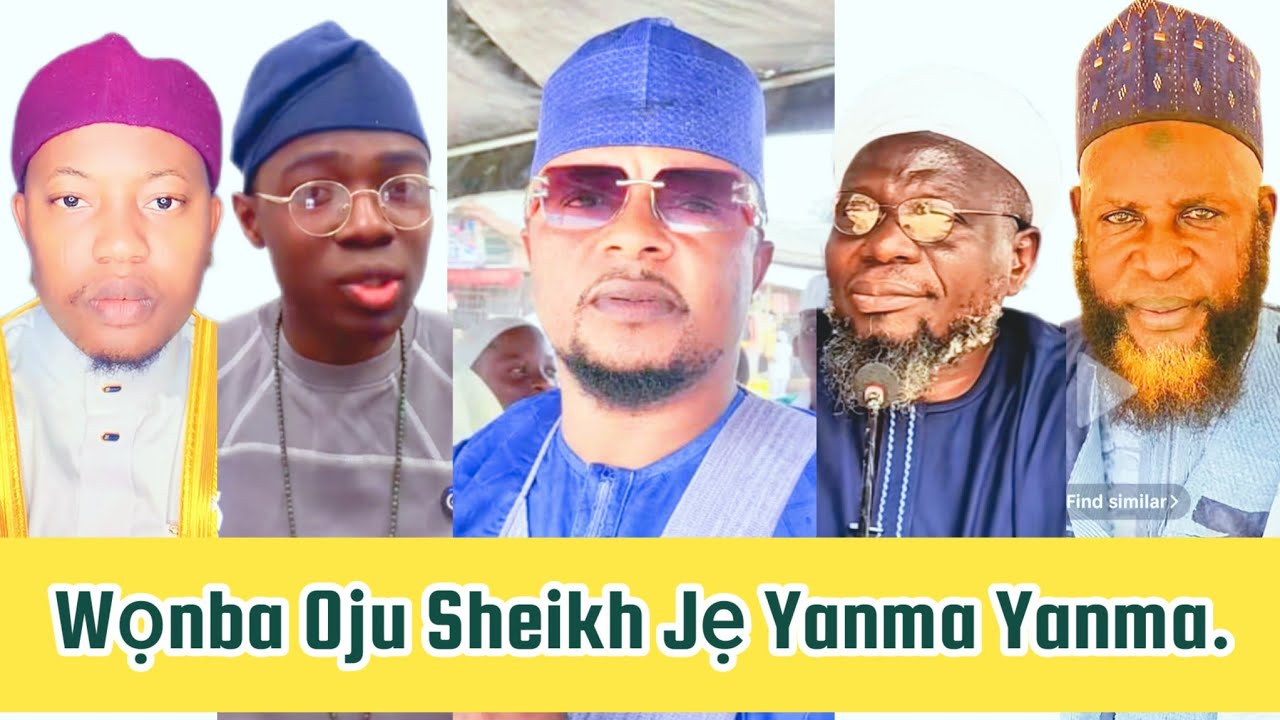 Wọn Fi Oju Sheikh Aniyikaye Gbolẹ Yanma Yanma.