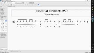 Essential Elements #50 Clap the Dynamics
