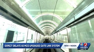 MCO gate link upgrade to bring delays starting December 3
