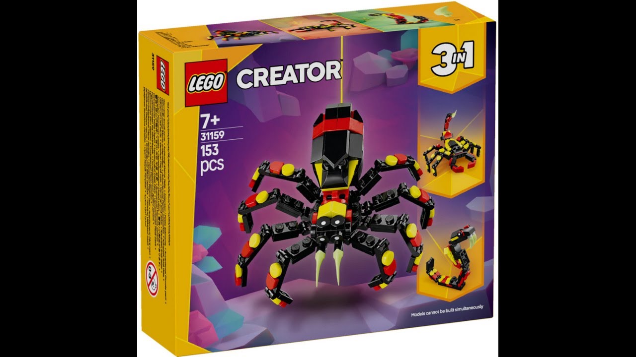 LEGO Instructions | Creator 3in1 | 31159 | Surprising Spider | All 3 books