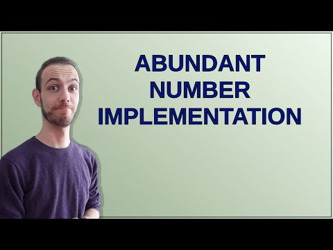 Abundant number implementation