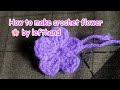 How to make crochet flower 🌸 by lefthand 