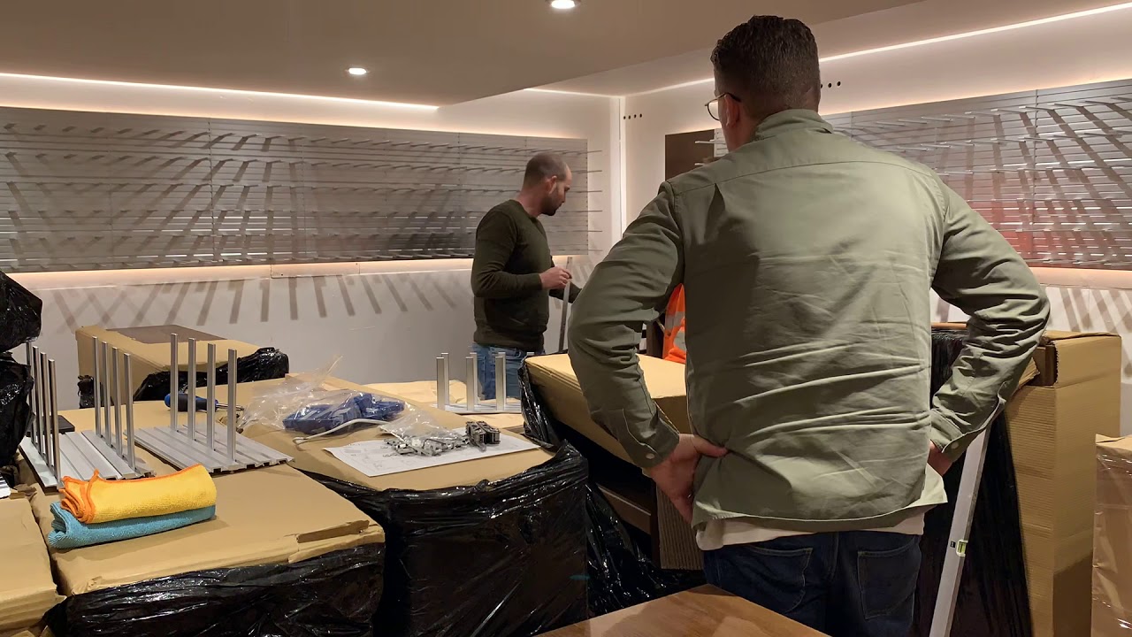 STACT wine storage racking installation time lapse