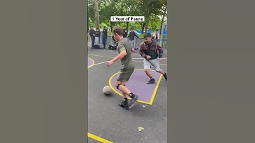 10 years of training Nutmegs😅⚽️ #streetpanna #shorts