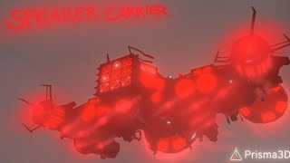Speaker Carrier Test | Prisma 3d Animation (Upgraded Speaker plane rework) 
