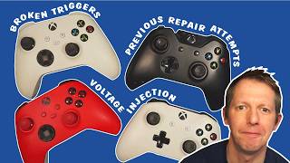 Are They Fixable Xbox One Series Controller Bundle: Faults: Broken triggers won't turn on.