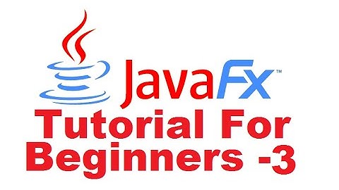 JavaFx Tutorial For Beginners 3 - How to Create Your First JavaFX Application
