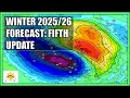 توقعات شتاء 2025 2026 التحديث الخامس