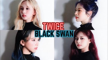 How would TWICE sing Black Swan by BTS (Line Distribution)